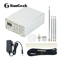 HamGeek TV-TX200 VHF/UHF Analog TV Transmitter Support HD/AV Input Analog Signal Transmitter with Telescopic/GP Umbrella Antenna