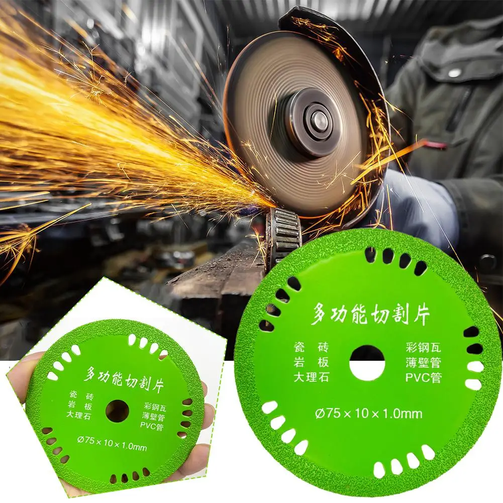 Get Smooth and Precise Cuts with 3 Inch Cutting Disc Saw Blade Perfect for Glass Ceramic Wine Bottles and Metal Saw Blades view 2