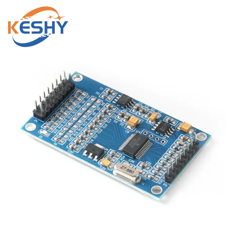 ADS1256 24bit 8 Channel ADC AD Module High Precision 30ksps ADS1256IDB ADC Collecting Data Acquisition Board 5V SPI Interface