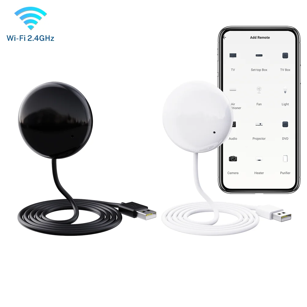 Pilot zdalnego sterowania Tuya WiFi IR do inteligentnej automatyki domowej, aplikacja Smart Life, uniwersalny pilot na podczerwień, współpracuje z Alexa i Google Home. — zdjęcie produktu 7