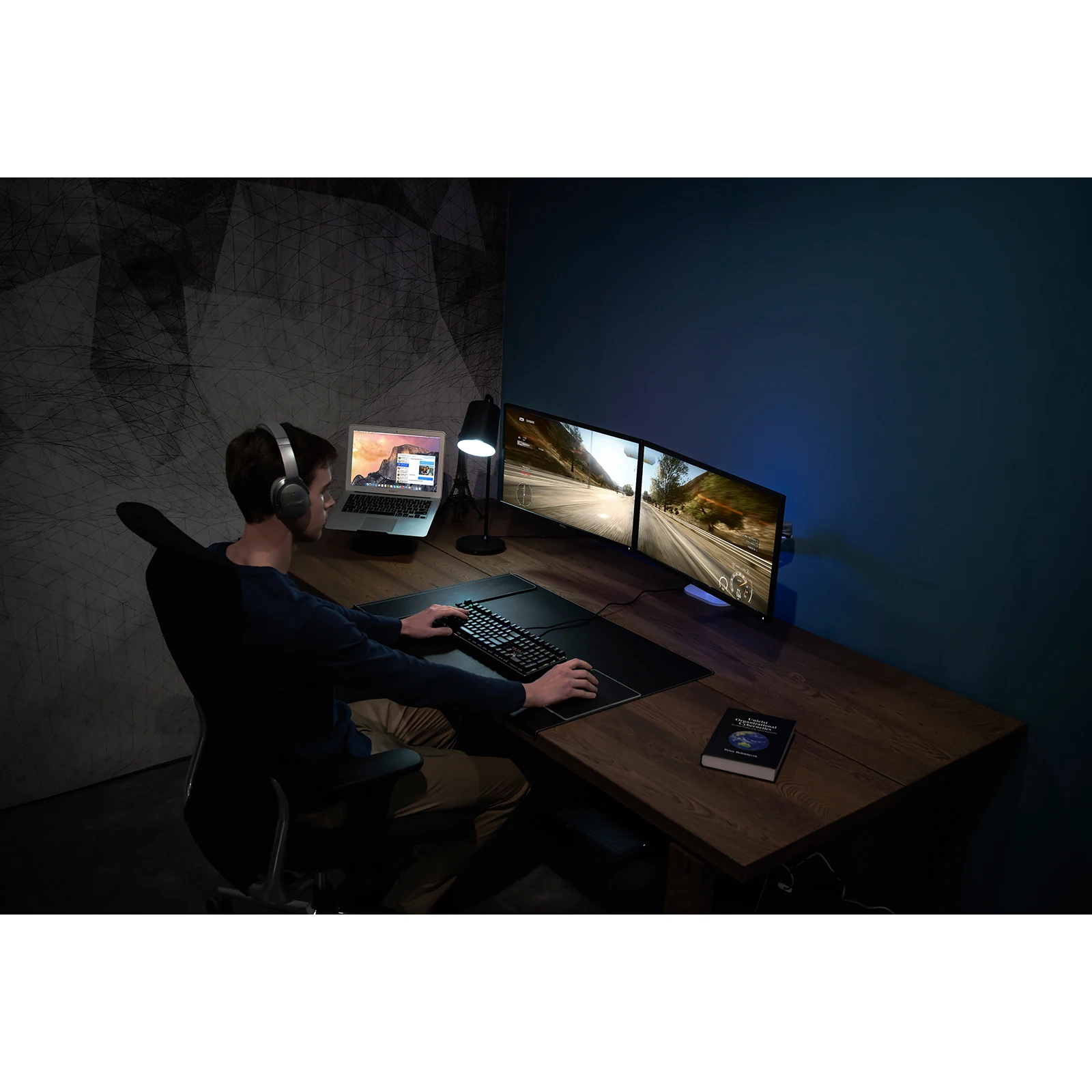 Bras d'affichage rotatif à ressort réglable