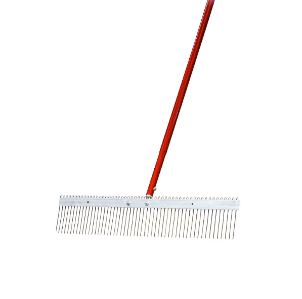 48INCH Concrete Flat Wire Texture Broom Concrete Finishing Tool Tine Broom