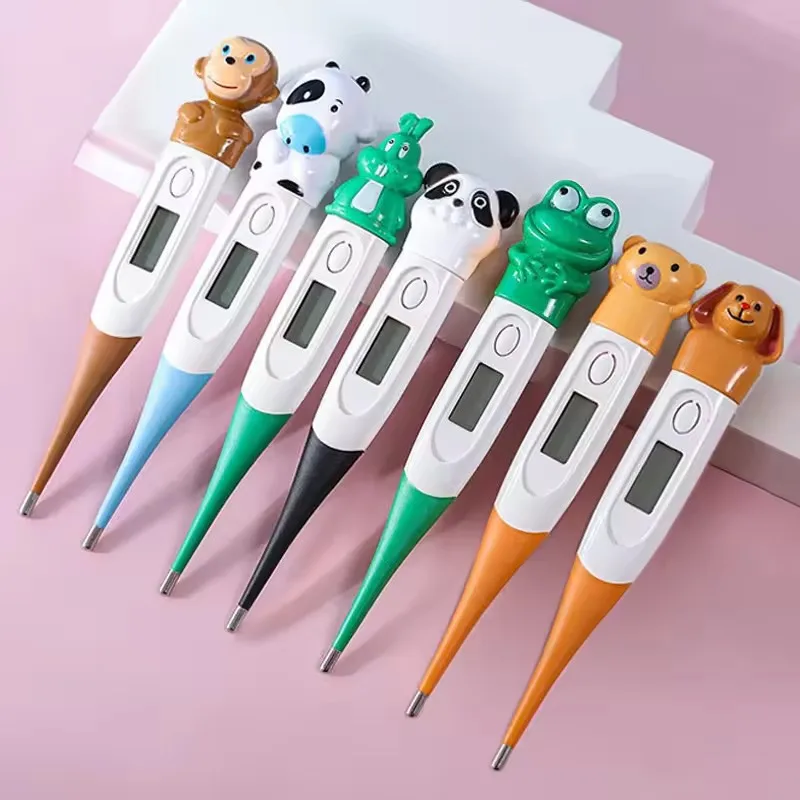 Electronic Digital Thermometer Soft Head Home First Aid Kit Fever Baby Adult Oral Armpit Temperature Measurement Instrument