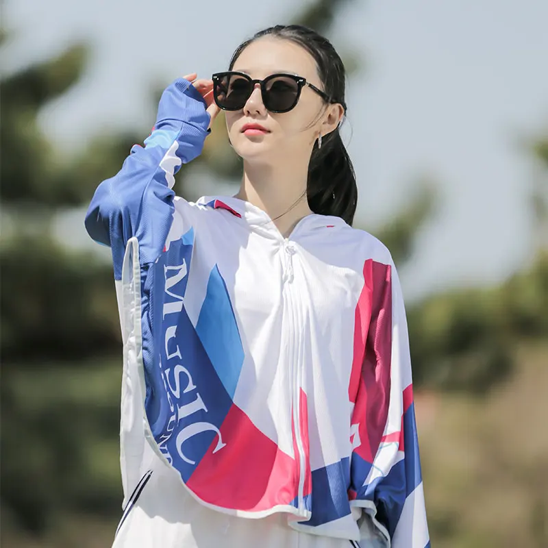 DIAOLIAN 2024 Women Sunscreen Cloak Anti-UV Sun Protection Moisture-Wicking Breathable Quick Dry Outdoor Female Fishing Shirt