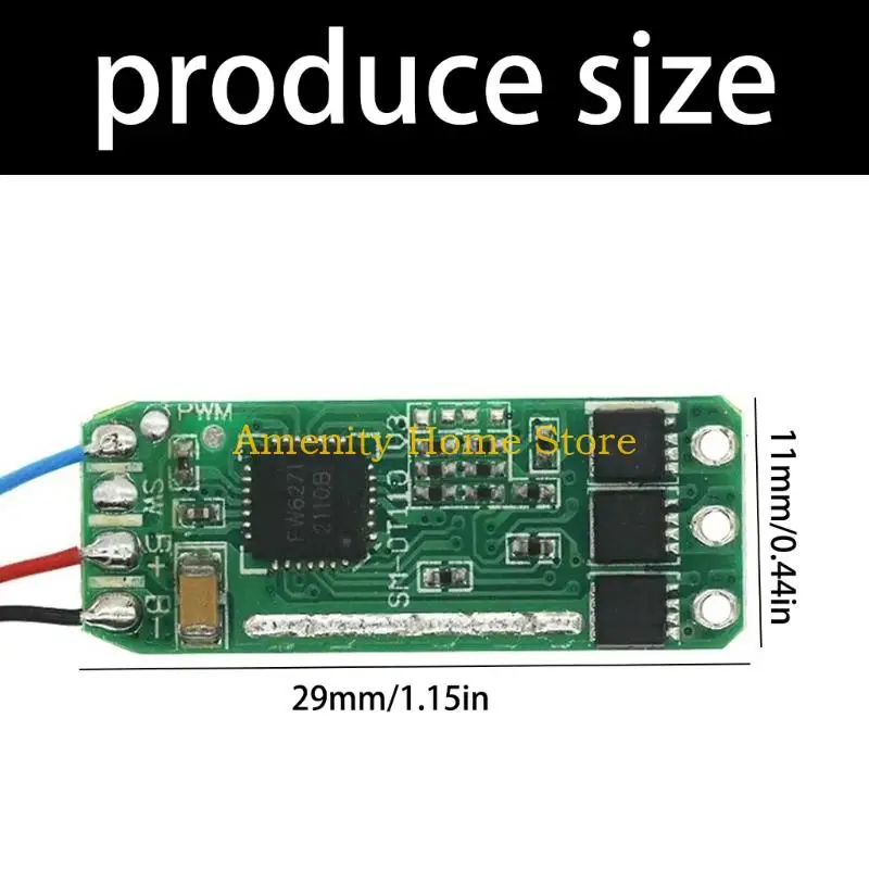 F26C Tiny 3 Phase Brushless Motor Driver Board For Model Airplanes 2S LiBattery