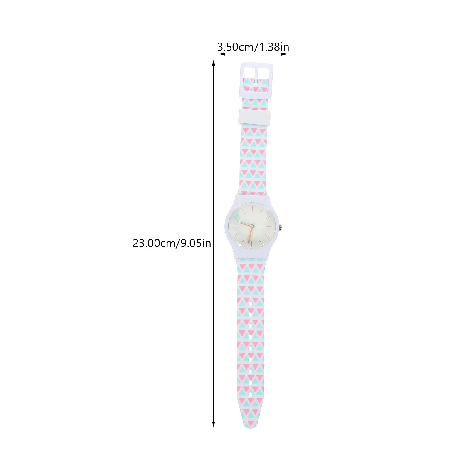 Waterproof Watch Fresh Style Decorative Dial Lightweight Comfort Fit Anti-Skid Wristwatch for Casual Wear