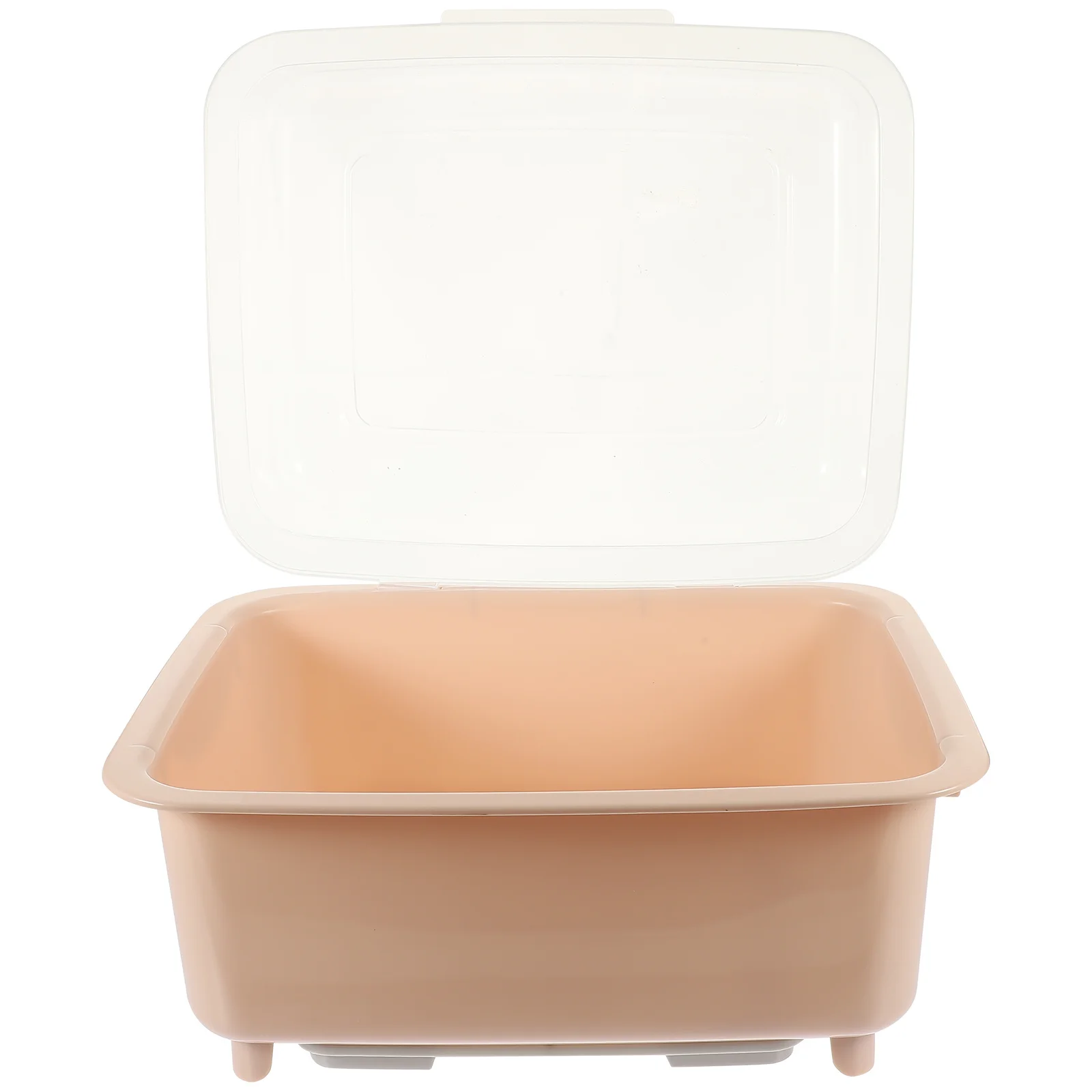 1 pz drenaggio stoviglie scatola scolapiatti eco-friendly PP scatola di immagazzinaggio da cucina per bacchette ciotole tazze posate trasparente