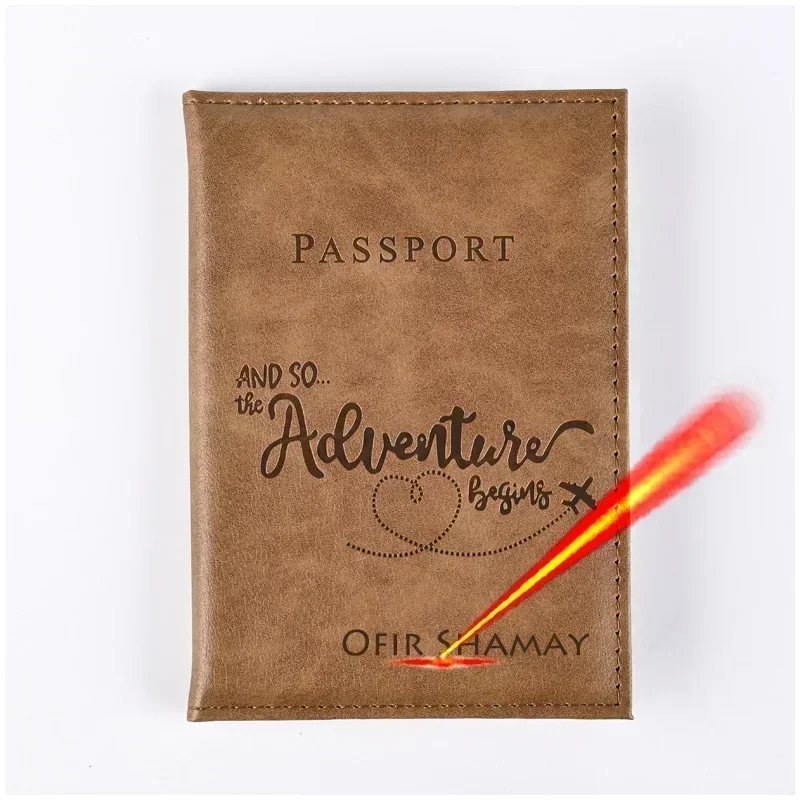 Funda para pasaporte con letras a la moda para hombre y mujer, funda para pasaporte de viaje de cuero rosa, bonitas fundas para documentos, monedero, porta pasaporte para chica