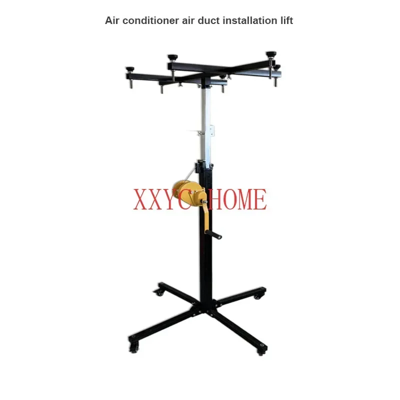 

2.5M/3M/3.5M/4M air conditioner air duct installation lift 220v electric/manual hanging cabinet wall cabinet installation tool