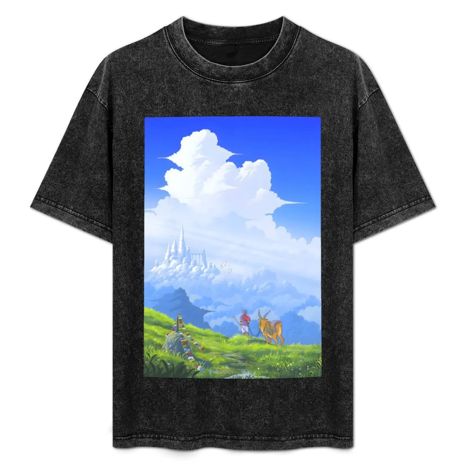 

Castle on the Clouds T-Shirt graphic t shirt vintage summer top plus size tops men t shirt