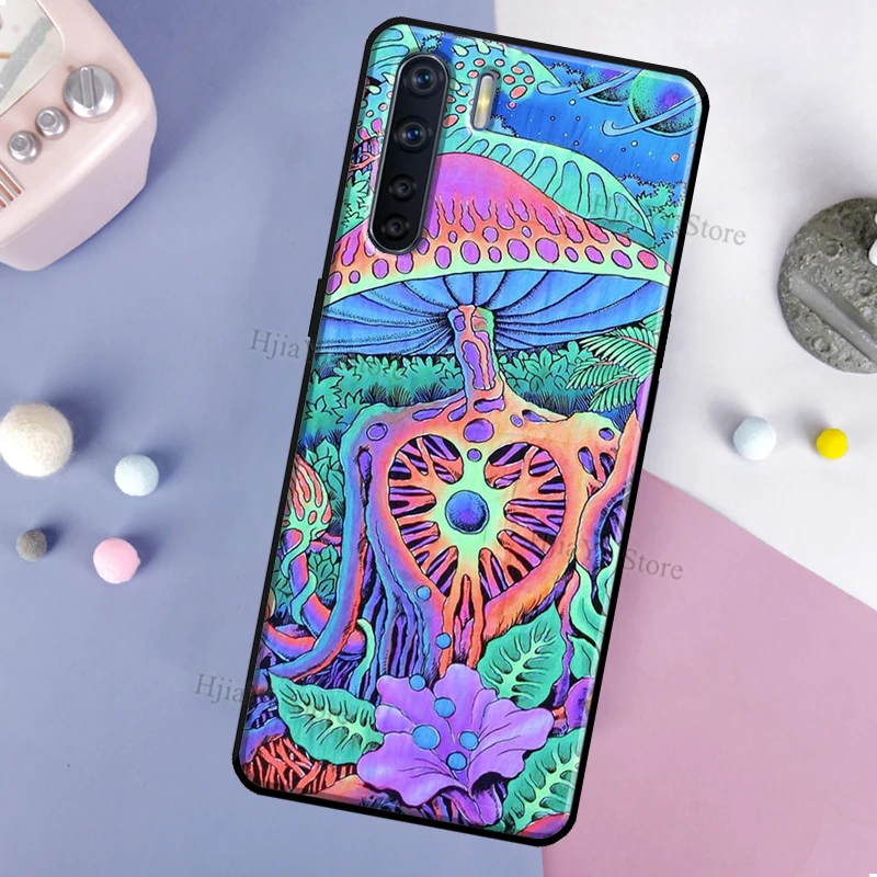 Magic Trippy Psychedelic Art Soft For OPPO A52 A72 A83 A91 A5 A9 A53 A31 2020 F5 F7 Reno 4 Pro 2Z A5S A1K A15 Case