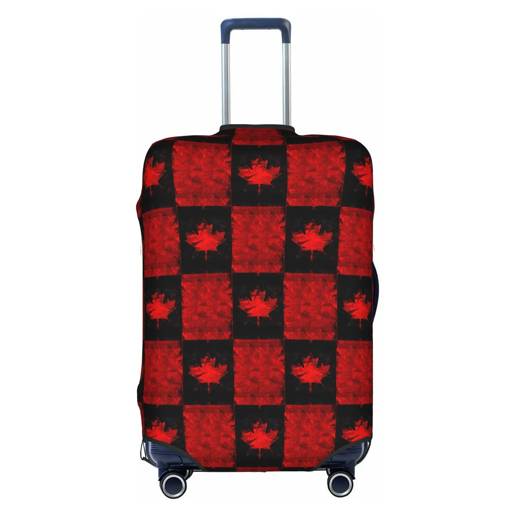 Canada Flag Luggage Cover Elastic Canadian Patriotic Travel Suitcase Protective Covers Fits 18-32 Inch