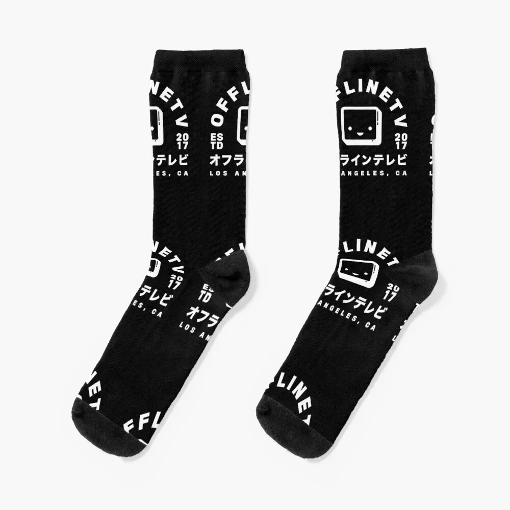 

Offlinetv merch error estd 2017 los angeles ca shirt Socks hockey sport tennis Luxury Woman Socks Men's