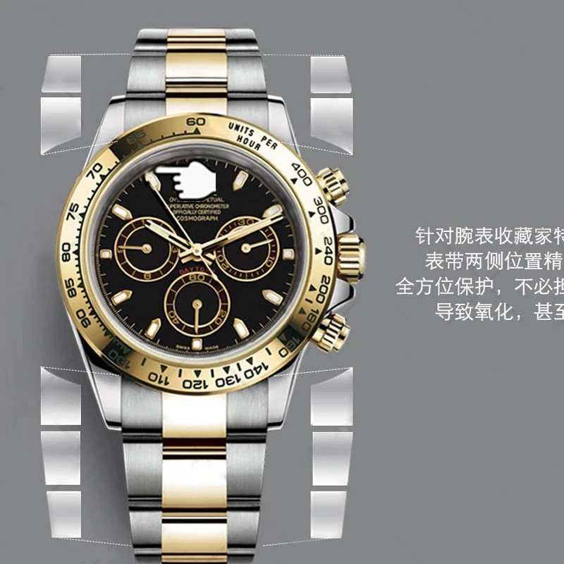 Watch Film Applicable to  Daytn Watch Film 116503 Dial 40 Mirror Surface Toughened Film Watch Ring Buckle 116508 Protectiv