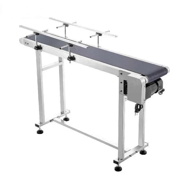 

Well-Built Belt Conveyor Extended PVC Conveying Stripe Stainless Steel Construction Two-Way Transportation 30-120 r/min