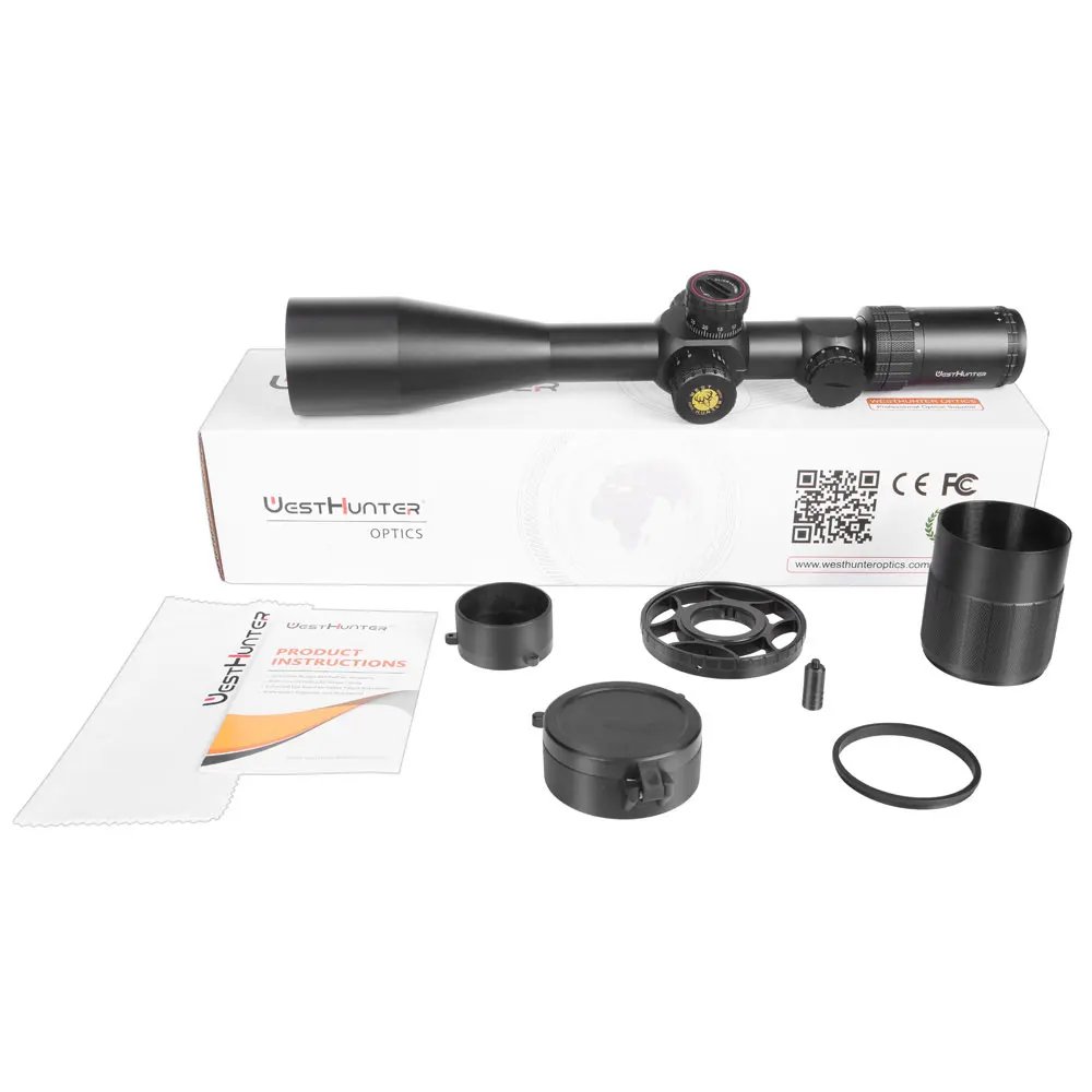 Imagem -05 - Westhunter-ffp Hunting Riflescopes Vermelho e Verde Iluminado Âmbito Primeiro Plano Focal Vistas Ópticas Whi 416x50 Sfir