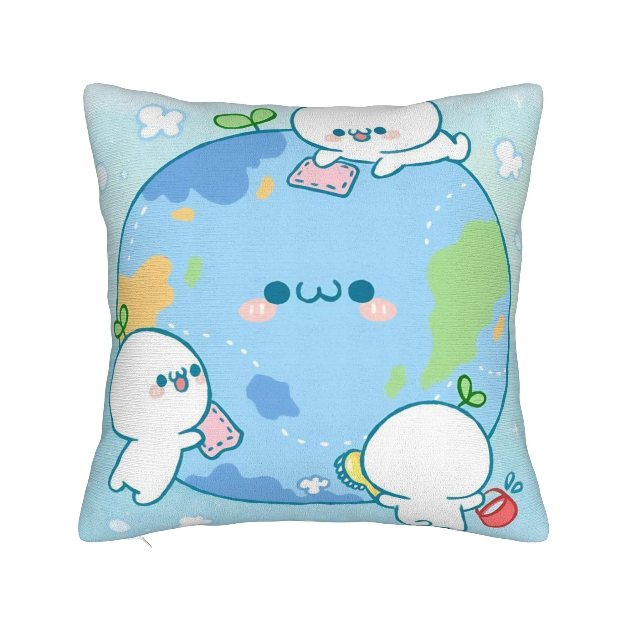 Every Day Earth Day Save Planet Square Pillow Case  Cushion Covers Creative Zipper Decor Throw Pillow Case Cover for Home 18