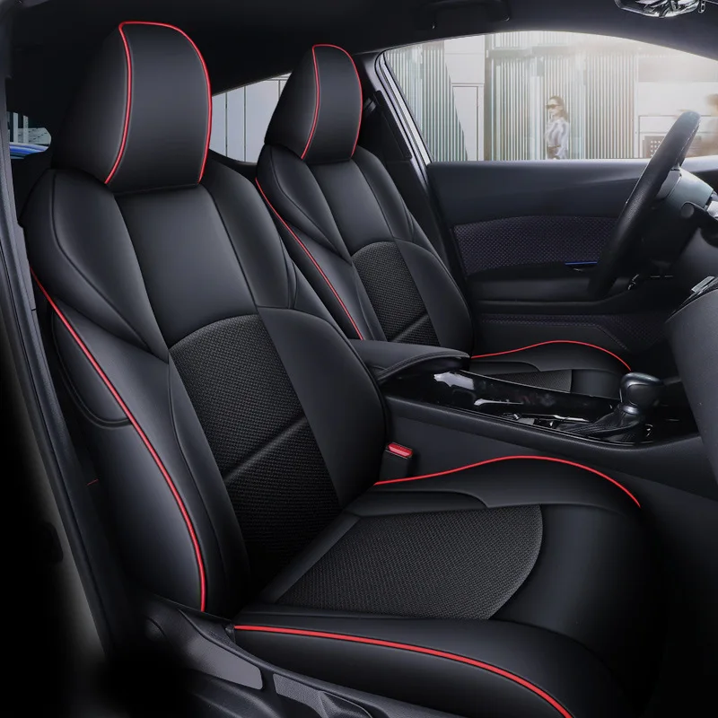 Car Seat Covers High Quality Five-Seater All-Inclusive for C-HR/Yize Wear-Resistant Leather Cushions Car Seat Covers