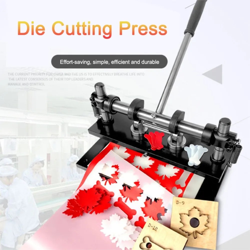 Knife die press small electric manual die cutting press leather unloader die press cutting machine punching machine