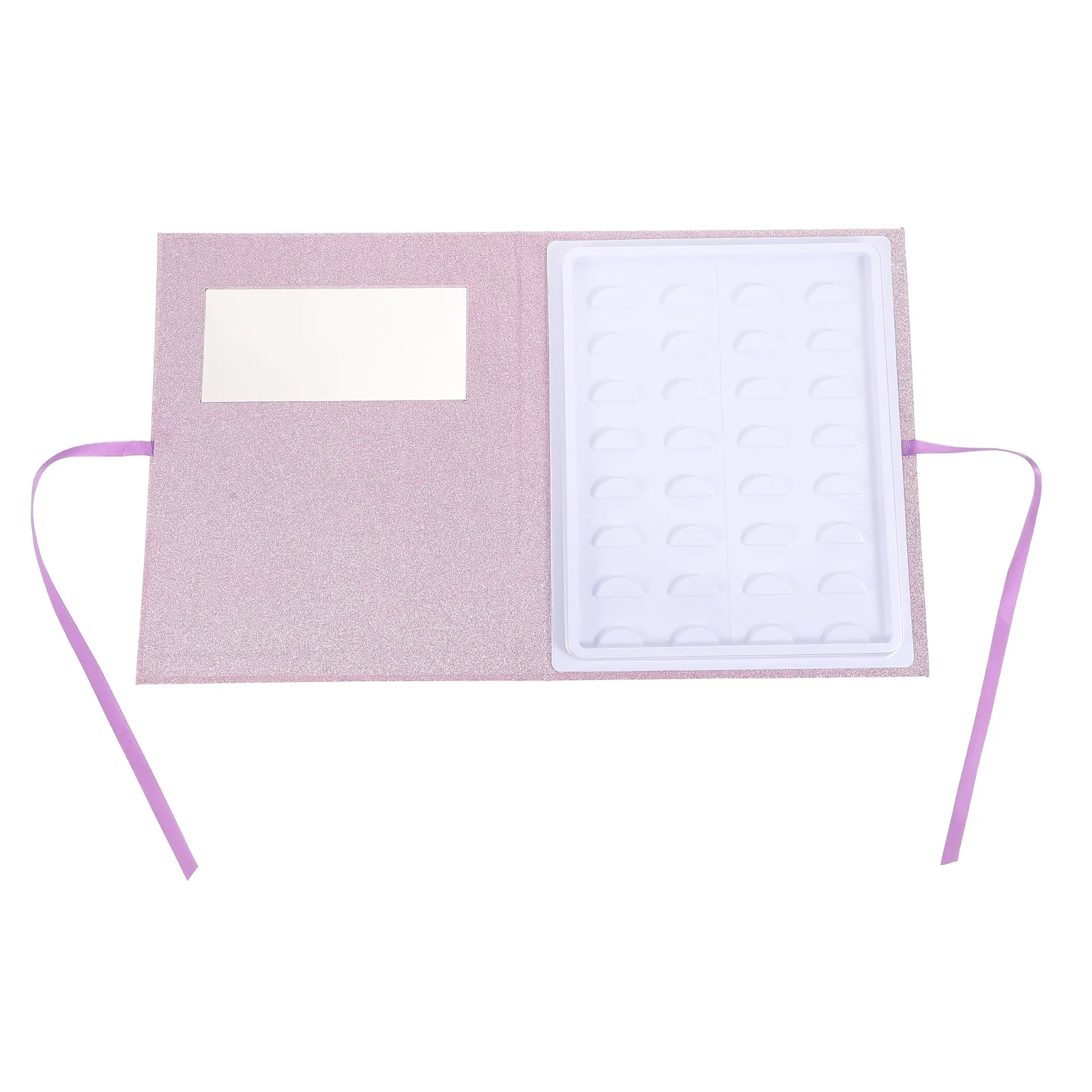 1 قطعة صندوق تخزين الرموش إغلاق آمن يمنع سحق الضرر مثالية لتخزين الرموش الصناعية حامل صندوق تعبئة الرموش