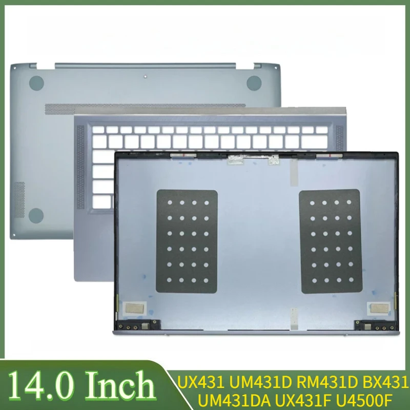 98%New 14 Inch For ZenBook UM431D UX431 RM431D UX431F UM431DA BX431 U4500F Laptop LCD Back Cover Palmrest Upper Case Bottom Case