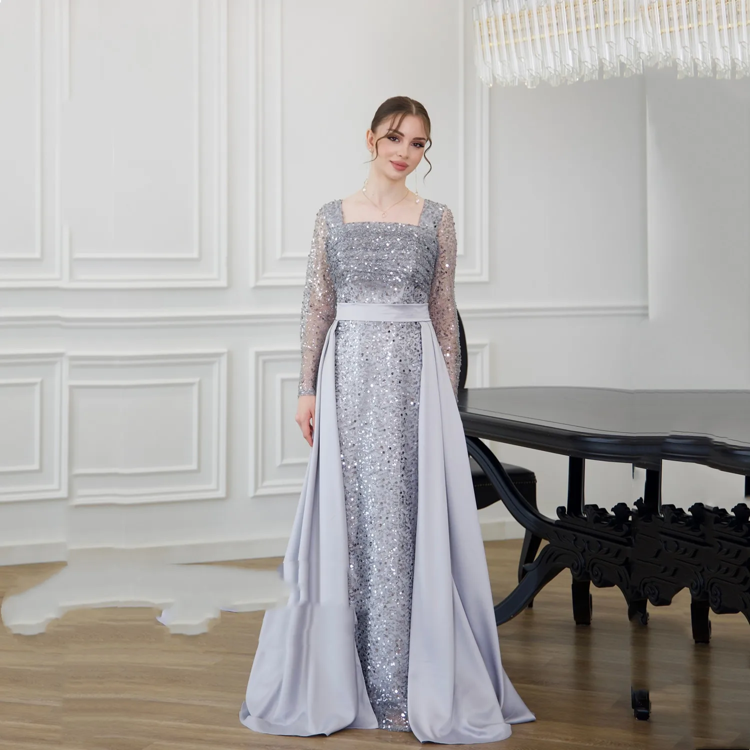 

Aileen فساتين سهرات Wedding Dresses for Parties Customized Elegant Party Dresses 2025 Bead Embroidery Платье Вечернее Prom Dress