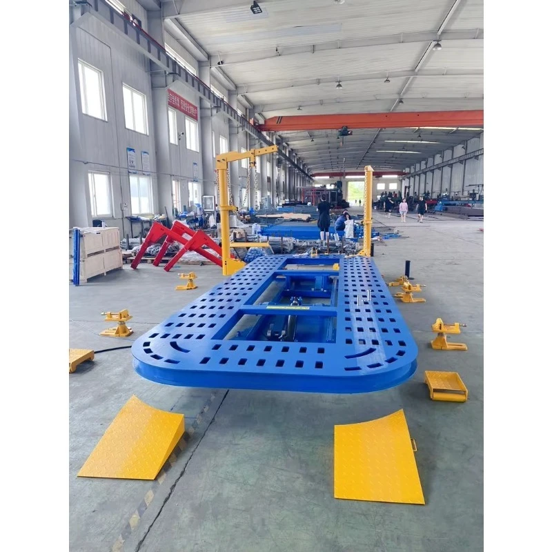 M-3 Heavy-Duty Steel Car Repair Garage Collision Clamps Auto Body Frame Chassis Straightening Machine 5.2m/5.5m/5.8m