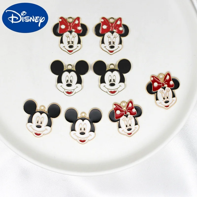 

Disney Mickey Minnie Cute Cartoon Mickey Mouse Jewelry Necklace Pendant Small Pendant DIY Handmade Material Accessories