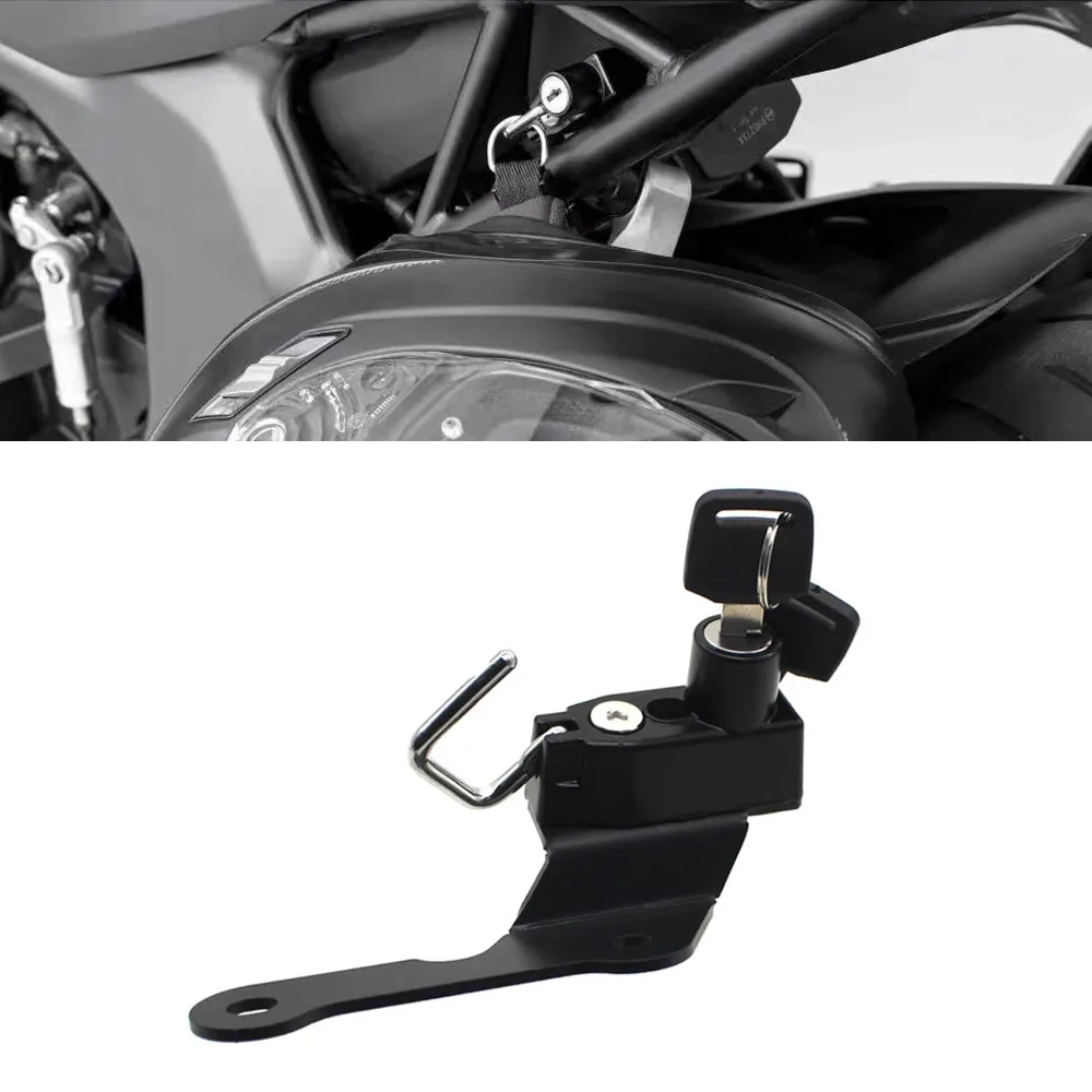 For Honda CB1000 CB 1000 Hornet SP 2025 2026 Motorcycle Helmet Lock Kit Helmets Security Anti-Theft Lock Rust-Proof Aluminum