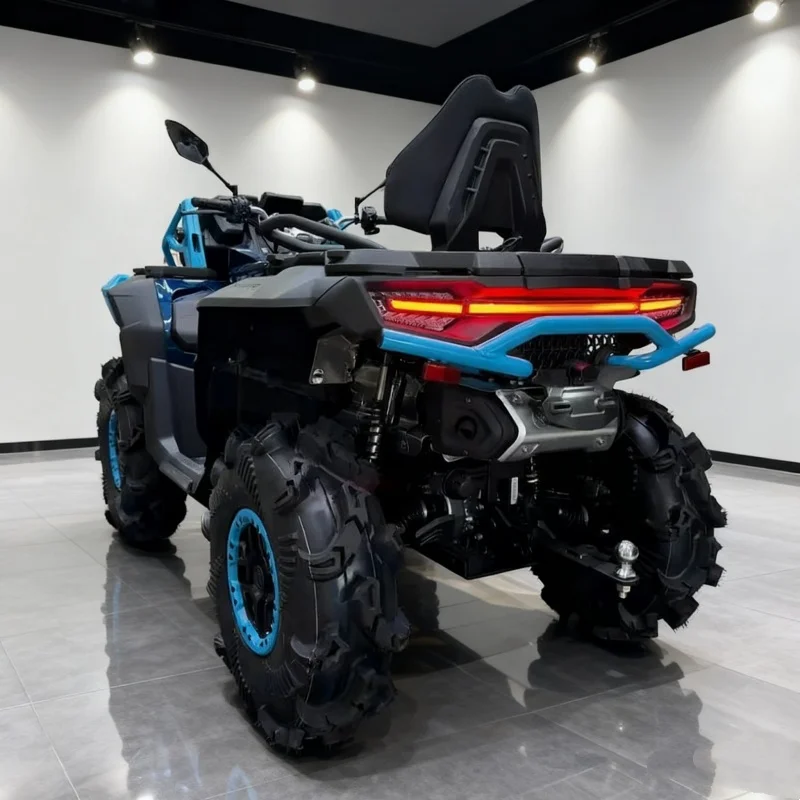 فرامل قرصية مزدوجة بالتأكيد توقف ATV الفرجار 14in عجلات قضبان جانبية زرقاء توقف الطين مع سعر المصنع ATV الترفيهي الصغير