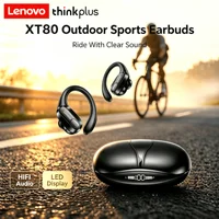 Original Lenovo XT80 Sports Wireless Earphones with Mics, LED Power Display,Hifi Stereo Sound Bluetooth 5.3 TWS HeadphHeadphones 6