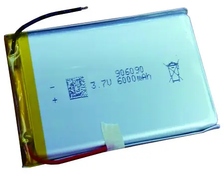 

Li-Polymer Battery for Custom Battery Pack 3.7V 6000mAh Compatible models: 0