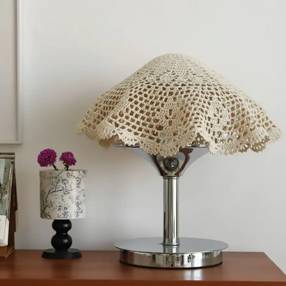 New Round Oval Crochet Doilies Crochet Cotton Beige Crochet Placemats Handmade Doilies