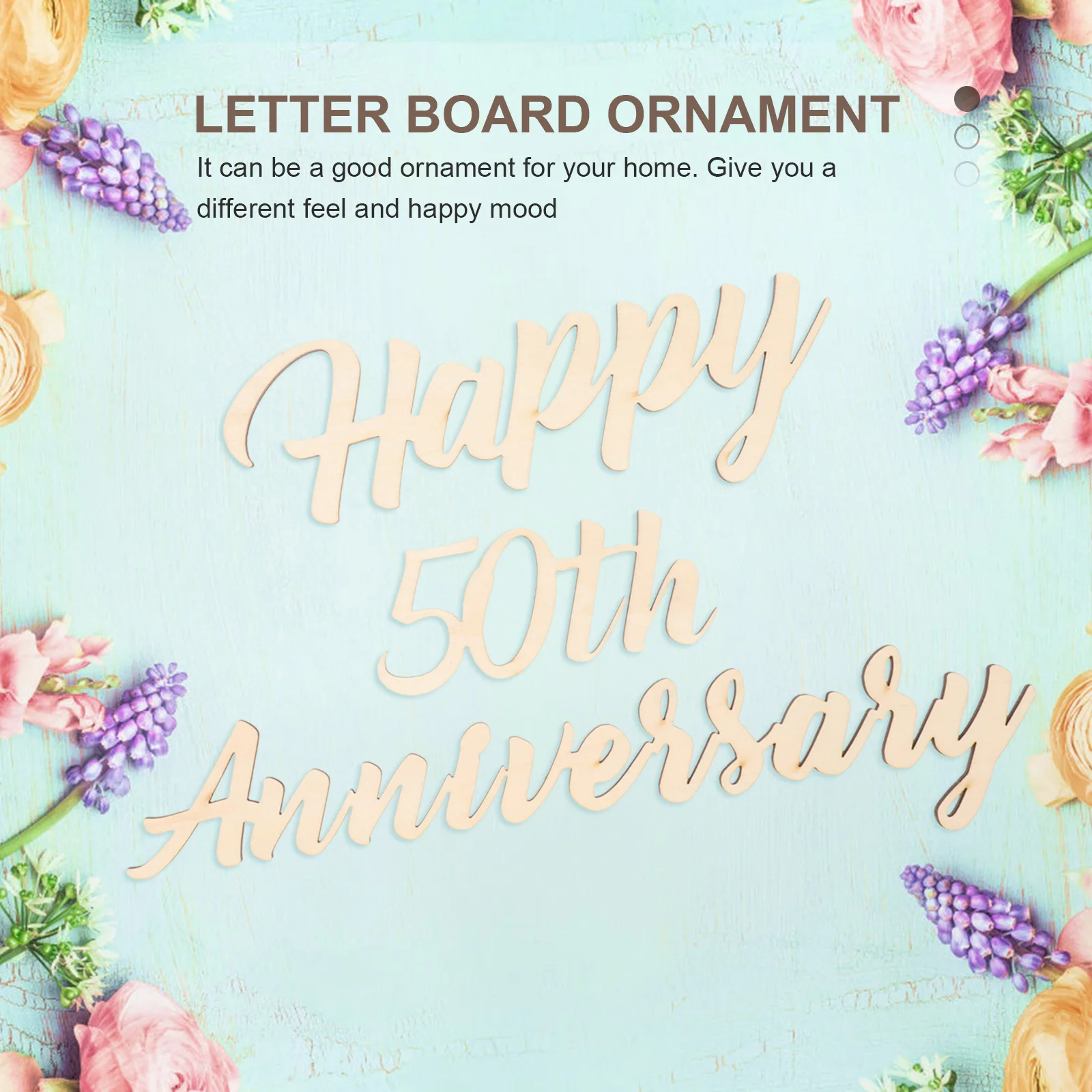 

1 set 1 Set Wood Alphabet Board Decor Letter Ornament For Anniversary Party Scene Wooden Party Prop Alphabet Decoration Craft