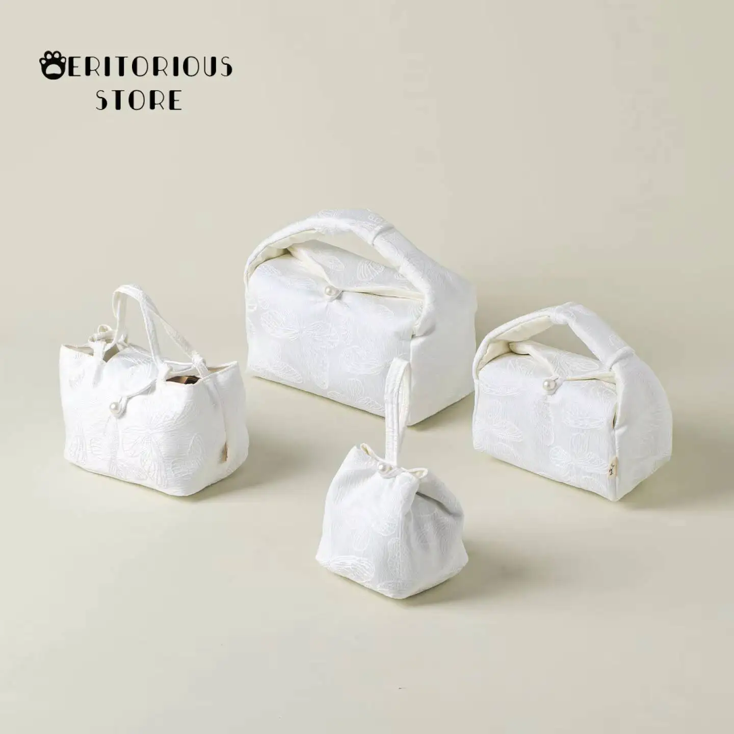 Brokat-Teetassenbezug, Teetassen-Tasche, Teezeremonie-Tasche, Teegeschirr-Tasche, Tassen, Teekanne, Gaiwan, Utensilien, Serviertopf, Puer-Zubehör, Accessoires, Bequemlichkeit