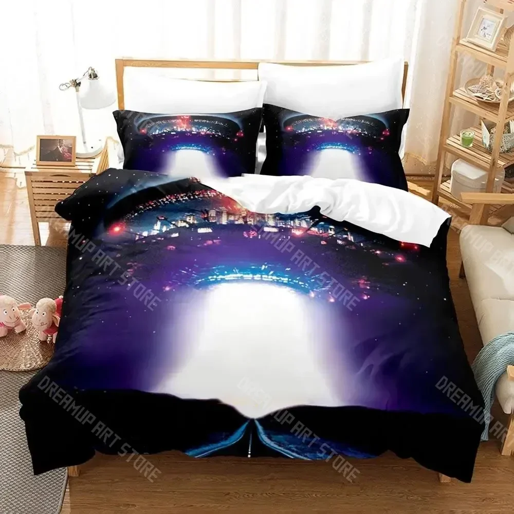 2026 Hip Hop Close Encounters Of The Third Kind Bedding Set Cartoon Anime Three-piece Set Adult Kid Bedroom Duvetcover Sets 3D K