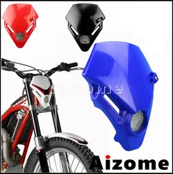 Enduro Motocross LED Head Light Mini Motorcycle Headlight Fairing Dual Sport Supermoto Lamp For GASGAS TXT PRO EXC GSX ZXR CBR