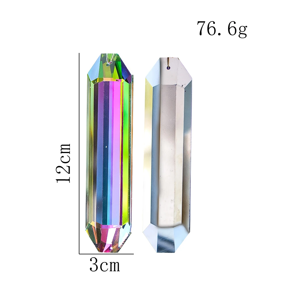 

Длинный хрустальный кулон со светом и тенью, ослепительные подвесные украшения с одним отверстием, домашние свадебные украшения, аксессуары для люстр «сделай сам»