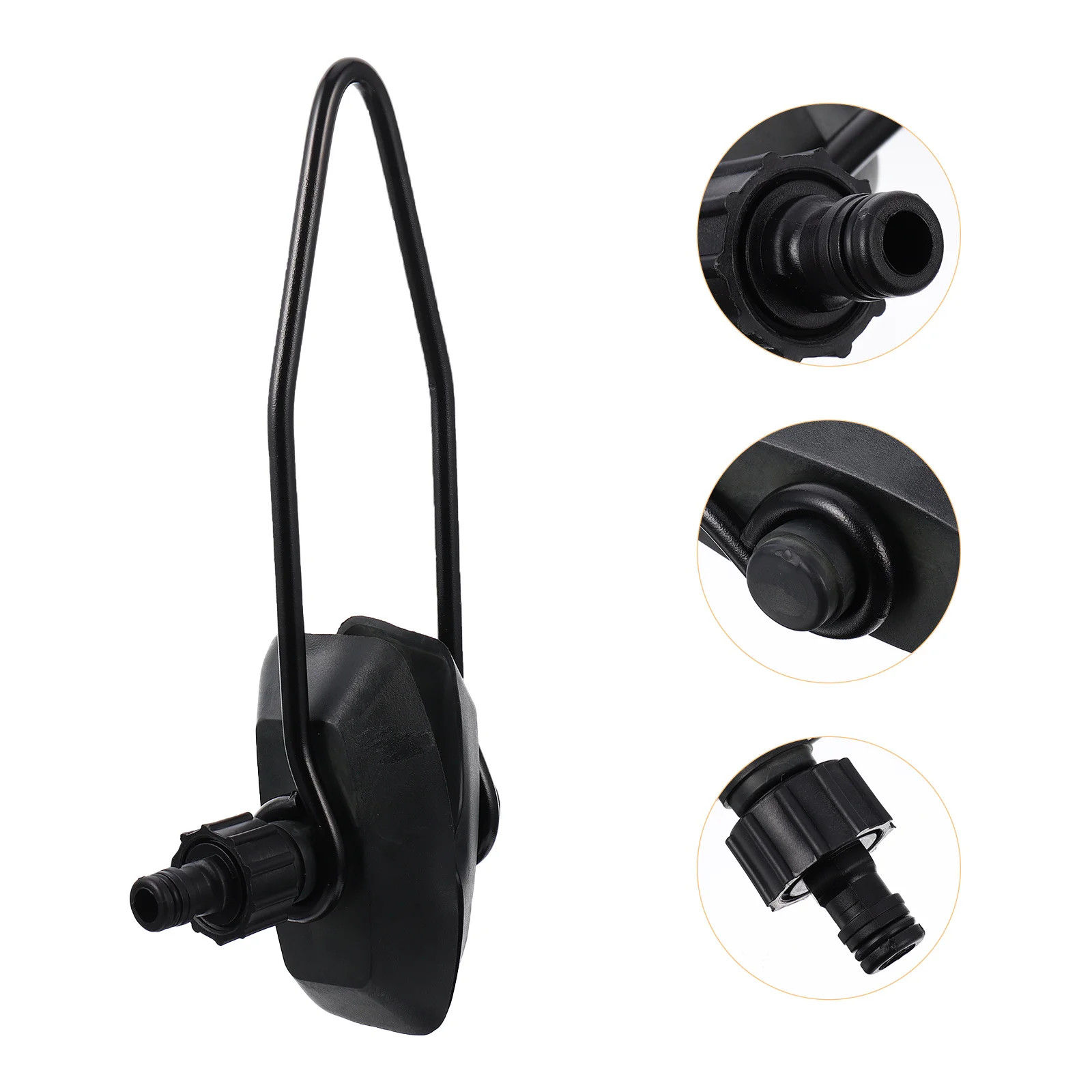 

Engine Flush Water Muffs for Outboard Motor Washer Ear Cleaning Kit Stand Flusher Cleaner Black Rubber Tool