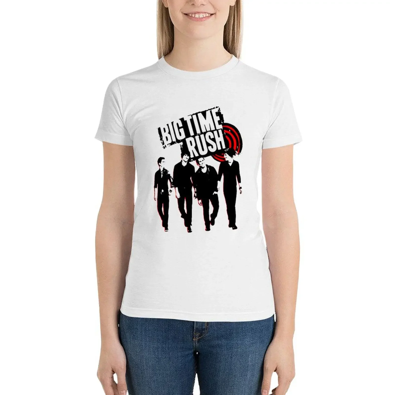 Big Time Rush Band T-shirt anime clothes Blouse luxury designer clothing Women