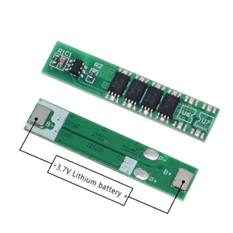 1S 7.5A 10A 15A 3.7V Li-ion 3 4 6MOS BMS PCM Battery Protection Board PCM for 18650 Lithium Lion Battery