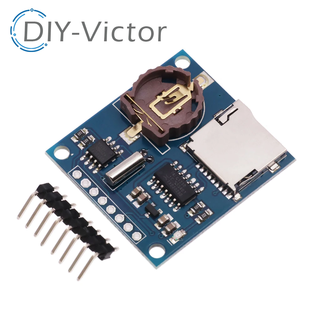 Mini Data Logger Module 5V Logging Shield for Arduino For Raspberry Pi Logging Recorder Data Logger Module Shield V1.0 SD Card