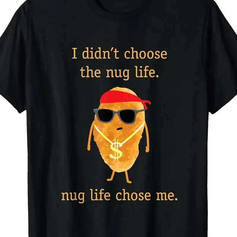 Camiseta divertida NuggeT Nug Life Chicken