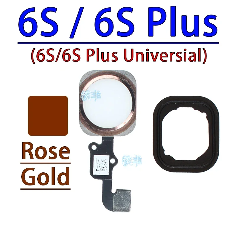 Replacement Parts for Iphone 5 5C 5S SE 2016 6 6S Plus Home Button Flex Cable Return Function (No Fingerprint)