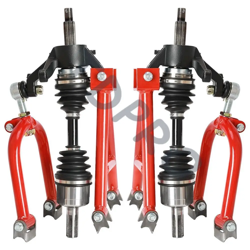 

Upper Lower Swingarm 4WD Rear Drive Shaft CV Axle Shock Swing Arm Steering Knuckle Assembly Go kart Quad Buggy