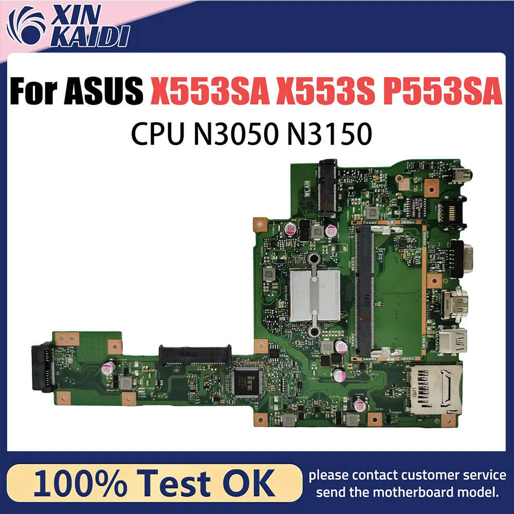 

X553SA Mainboard For ASUS X553S P553SA D553SA A553SA F553SA Laptop Motherboard With CPU N3050 DDR3L