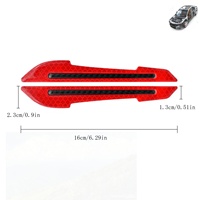 2PCS Car Reflective Sticker Car-styling Rearview Mirror Sticker for Nissan Leaf Micra Qashqai J11 J10 X Trail T32 Versa Note Pat