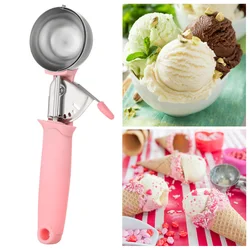 Black Pink Ice Cream Scoop New Stainless Steel Melon Fruit Baller Ice Ball Maker