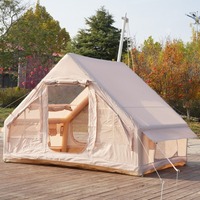 Oxford Cloth Thickened Camping Tent Windproof Rainproof Sun Protection Tents Inflatable Stress Resistance Camping Equipment