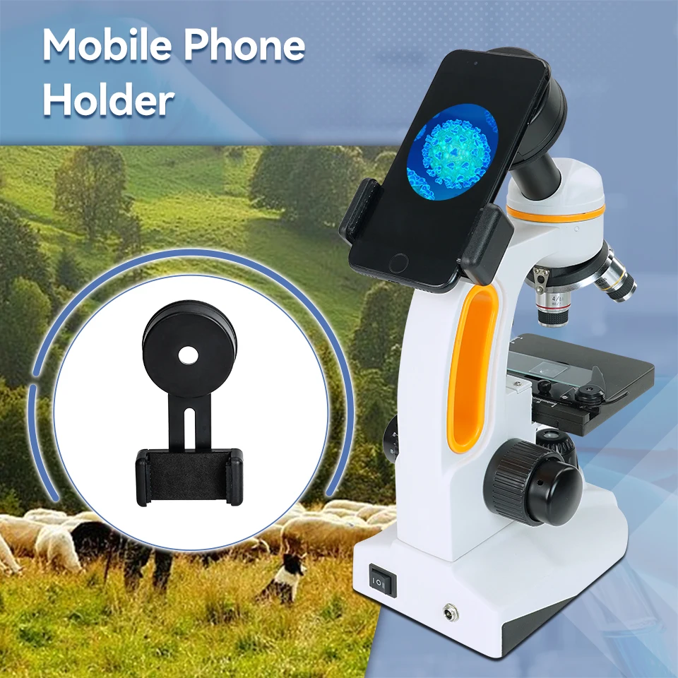 Imagem -05 - Svbony Sm202 Microscópio Composto Monocular Portátil com Ampliação de 402000x Portátil para Atividades de Monitoramento Agrícola